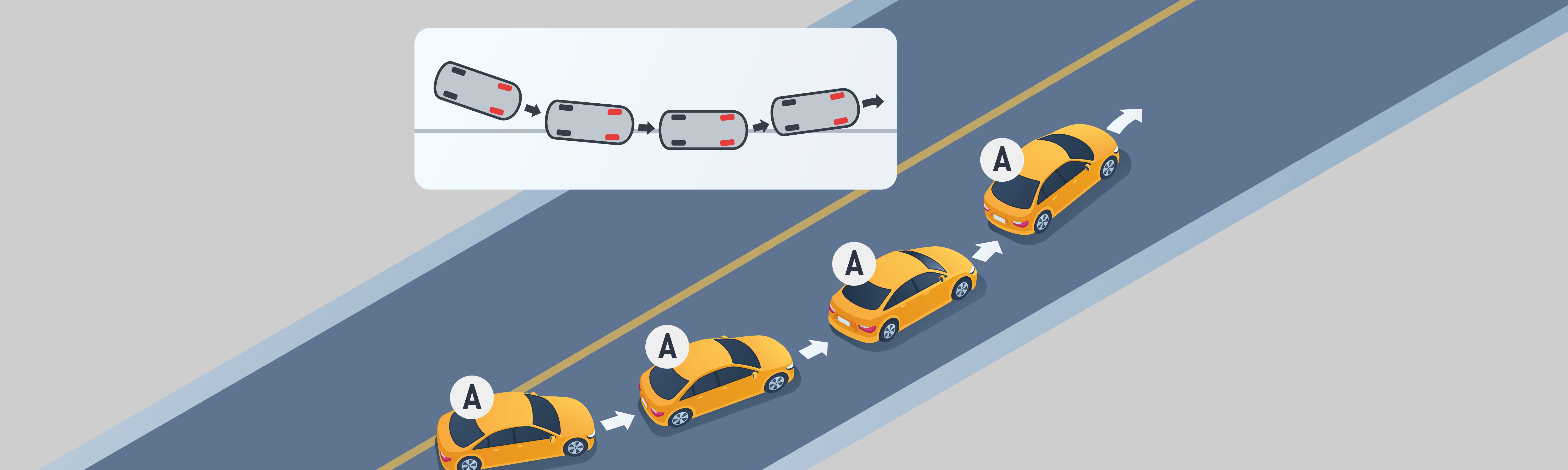 Emergency & Challenging Situations - How should you return to the road if you drive off the paved portion of the roadway?